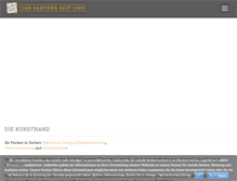 Tablet Screenshot of kunsthand.at